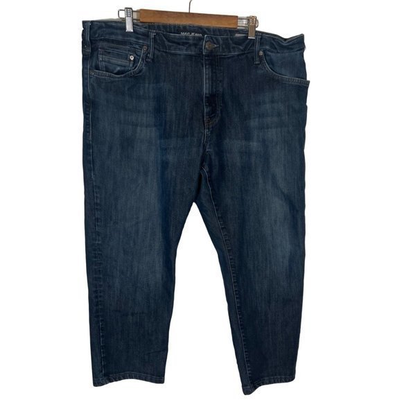 Men's Mavi Matt Relaxed Straight Brand Blue Jeans Size 40x26 - Picture 2 of 6